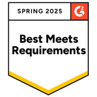 Shopaccino Best Meets Requirements Spring 2025 Award