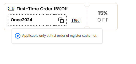 Coupons for Registered Users